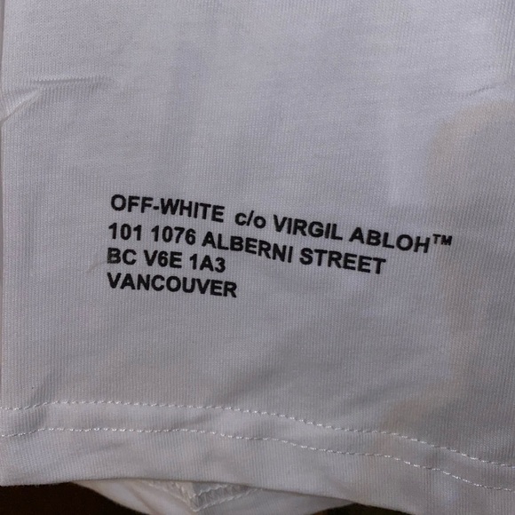 NWT Off White Shirt w/ Embroidered Logo - Picture 5 of 8